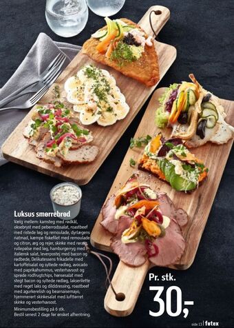 Føtex Luksus smørrebrød tilbud
