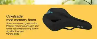 Harald Nyborg Cykelsadel med memory foam tilbud