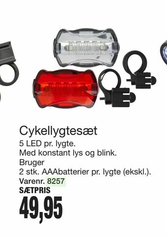 Cykellygtesæt