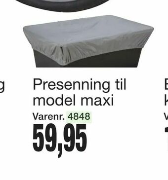 Harald Nyborg Presenning til model maxi tilbud