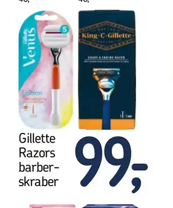 Føtex Gillette Razors barberskraber tilbud