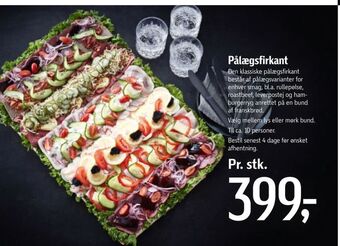 Føtex Pålægsfirkant tilbud
