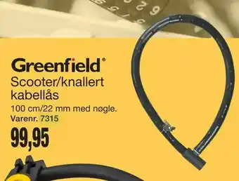 Harald Nyborg Scooter/knallert kabellås tilbud