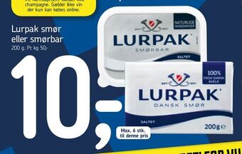 Føtex Lurpak smør eller smørbar tilbud