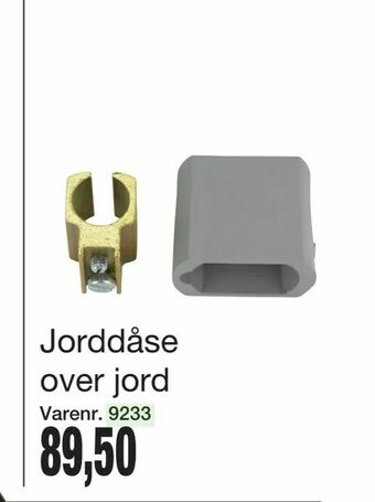 Jorddåse over jord