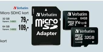Harald Nyborg Micro SDHC kort tilbud