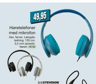 Høretelefoner med mikrofon