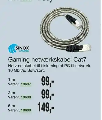 Gaming netværks kabel Cat7