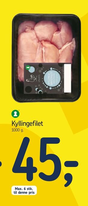 Føtex Kyllingefilet tilbud
