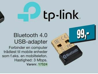 Harald Nyborg Bluetooth 4,0 USB-adapter tilbud