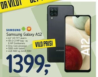 Føtex Samsung Galaxy A12 tilbud