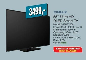 55'' Ultra HD DLED Smart TV