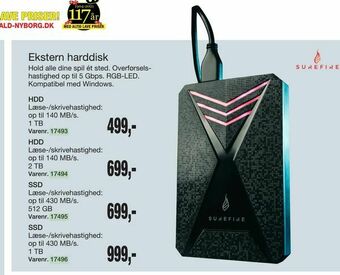 Ekstern harddisk