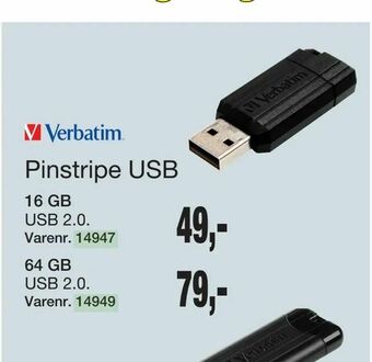 Pinstripe USB