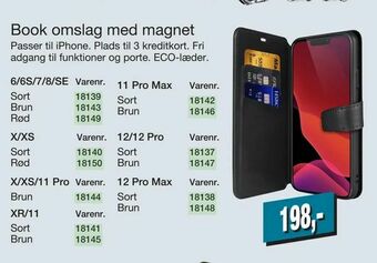 Book omslag med magnet