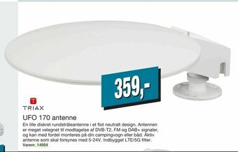 UFO 170 antenne