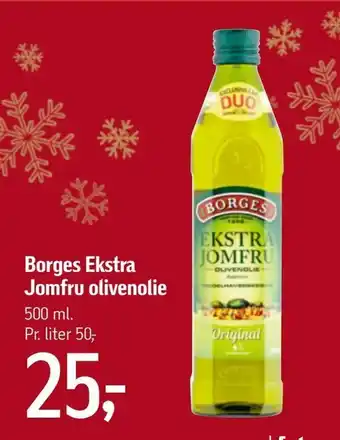 Føtex Borges Ekstra Jomfru olivenolie tilbud