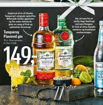 Føtex Tanqueray Flavored gin tilbud