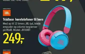 Føtex Trådløse høretelefoner til børn tilbud