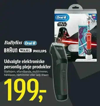 Udvalgte elektroniske personlig pleje produkter