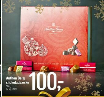 Føtex Anthon Berg chokoladeæske tilbud