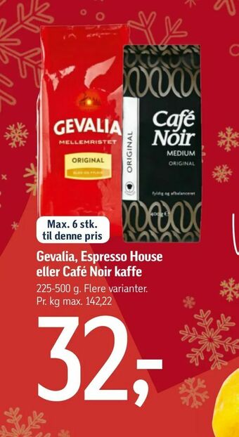 Føtex Gevalia, Espresso House eller Café Noir kaffe tilbud