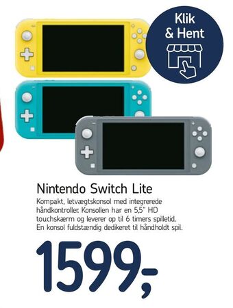 Føtex Nintendo Switch Lite tilbud