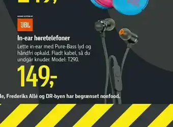 Føtex In-ear høretelefoner tilbud