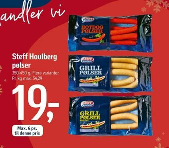 Føtex Steff Houlberg pølser tilbud