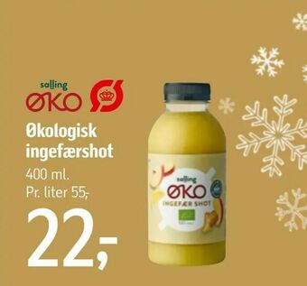 Økologisk ingefærshot