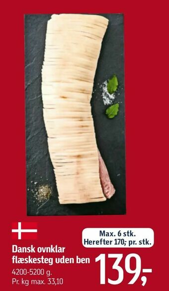 Føtex Dansk ovnklar flæskesteg uden ben tilbud