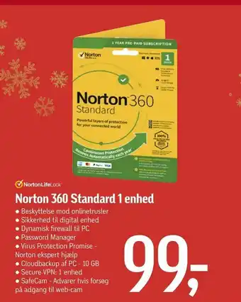 Føtex Norton 360 Standard 1 enhed tilbud