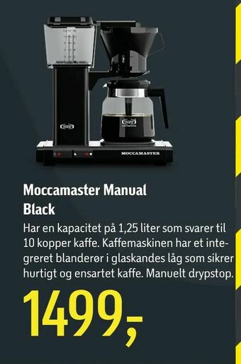 Moccamaster Manual Black