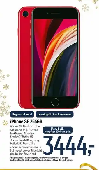 Føtex iPhone SE 256GB tilbud