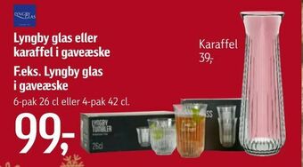 Føtex Lyngby glas i gaveæske tilbud