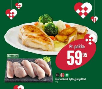 Min Købmand Gestus Dansk Kyllingebrystfilet tilbud