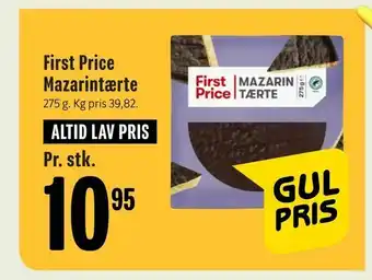 Min Købmand First Price Mazarintærte tilbud