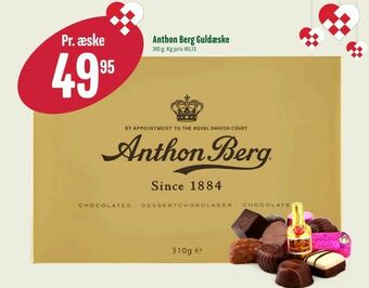 Min Købmand Anthon Berg Guldæske tilbud