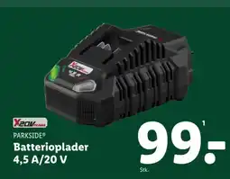 Lidl Batterioplader 4,5 A/20 V tilbud