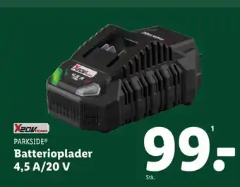 Lidl Batterioplader 4,5 A/20 V tilbud