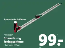 Lidl PARKSIDE® Spænde- og føringsskinne tilbud