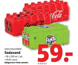 Lidl COCA COLA/FANTA Sodavand tilbud