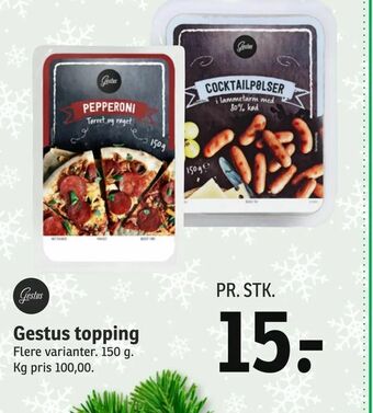 SPAR Gestus topping tilbud