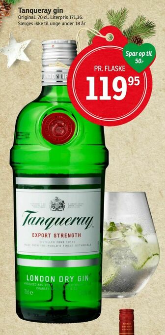 SPAR Tanqueray gin tilbud