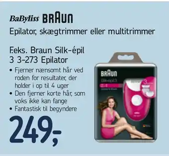 Føtex Braun Silk-épil 3 3-273 Epilator tilbud