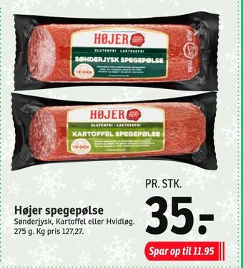 Højer spegepølse