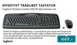 EDB Center Logitech Wireless Combo MK330 Mus/tastatur sæt tilbud