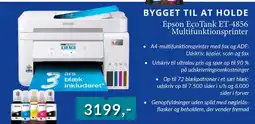 EDB Center Epson EcoTank ET-4856 Multifunktionsprinter tilbud