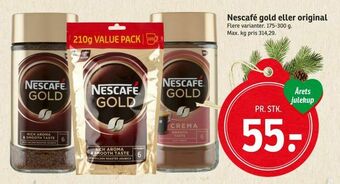 Nescafé gold eller original