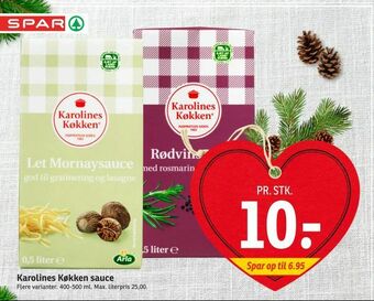 SPAR Karolines Køkken sauce tilbud
